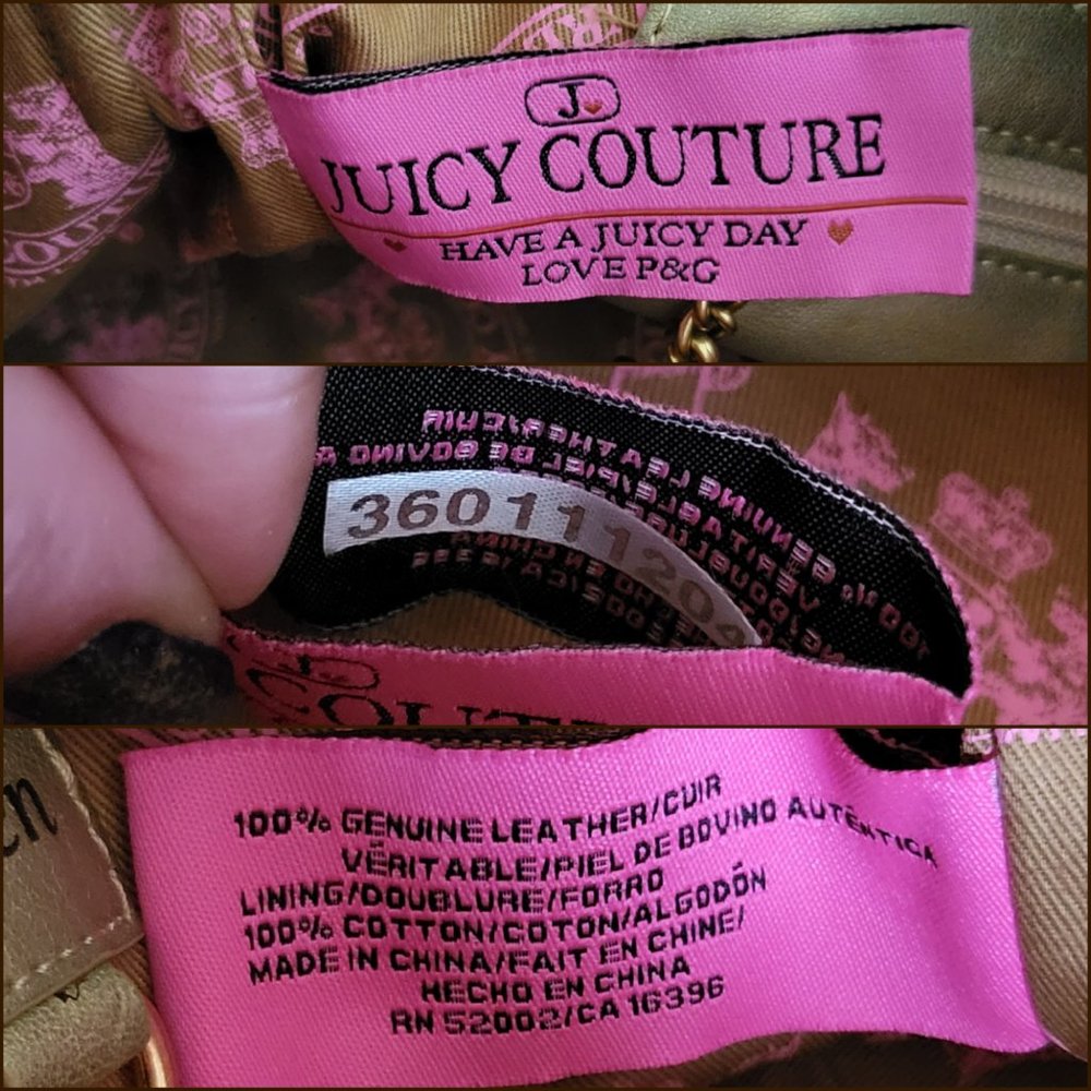 Juicy Couture Pink Leather Large Bag - Picture 16 of 16